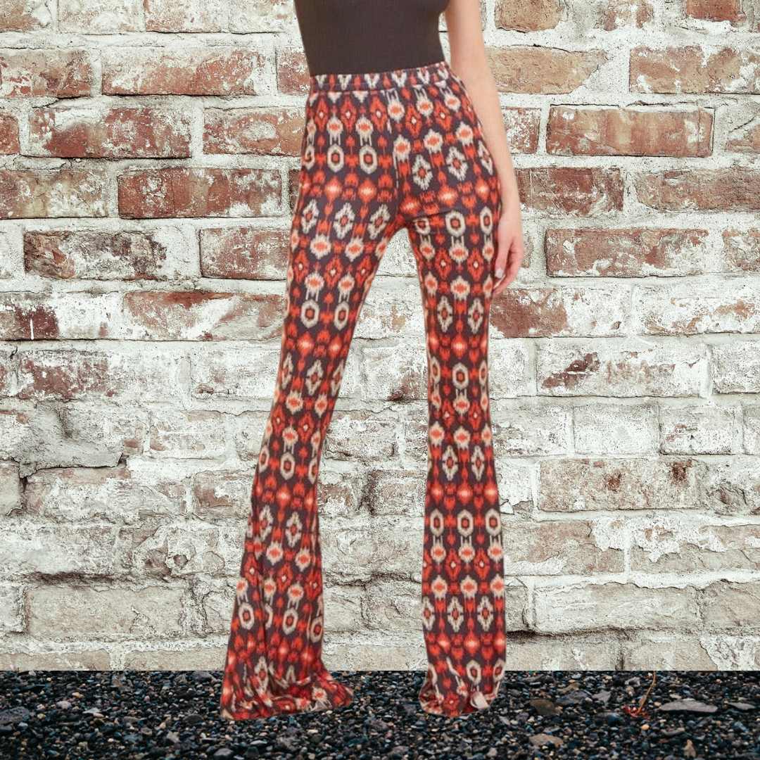 *OWLEPHANT ORIGINAL* Psychedelic Bell Bottoms - 27/28” waist