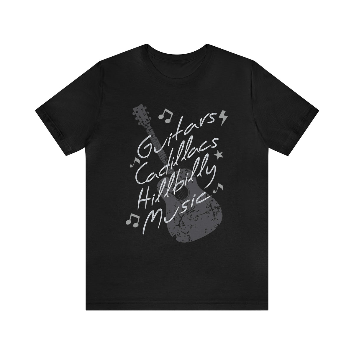 Guitars Cadillacs Hillbilly Music Tee | Western Graphic T-Shirt | Country Graphic Tee