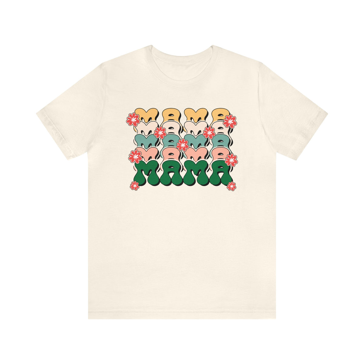 Retro Mama Shirt | Flower Mom Shirt| Cute Mama Shirt