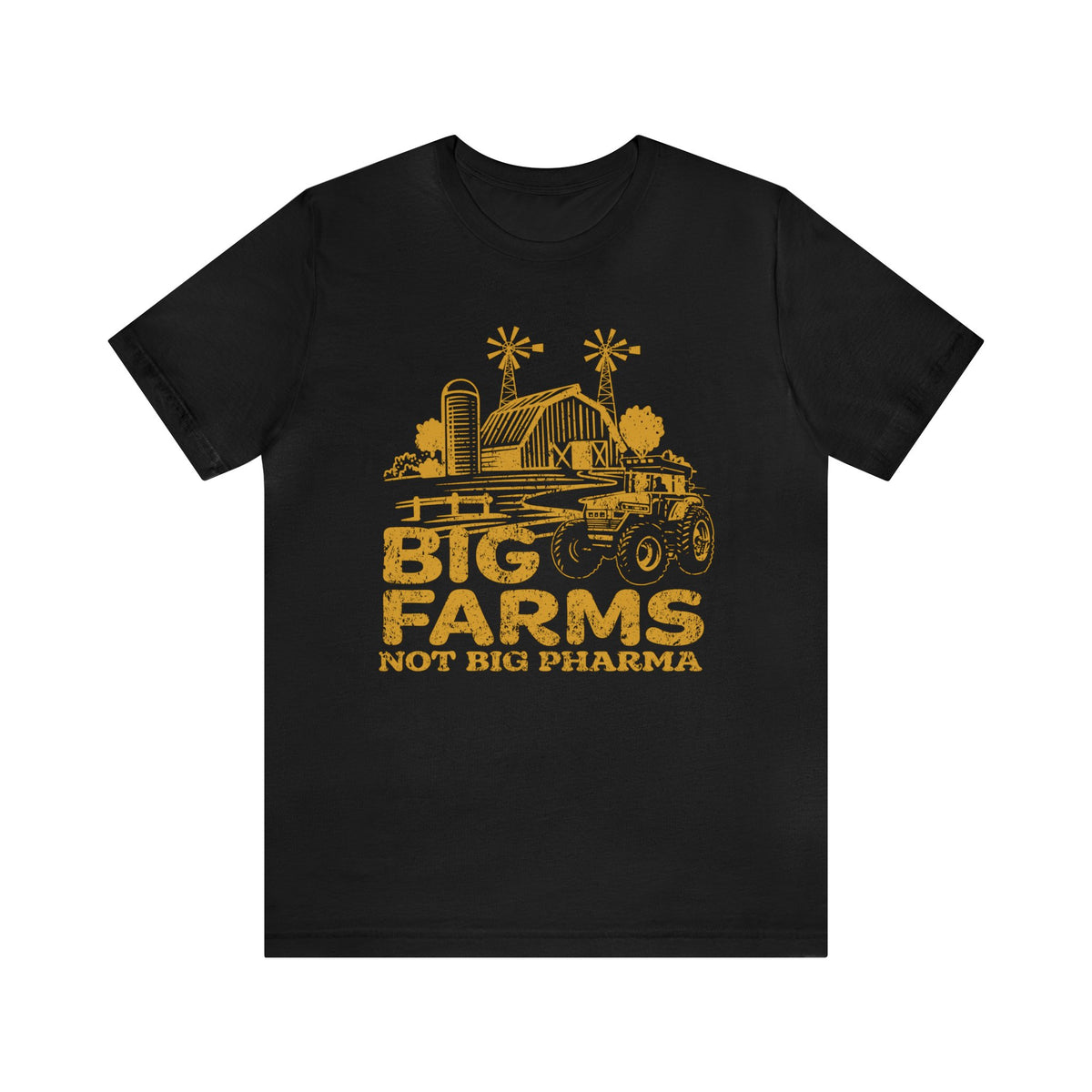 Big Farms Not Big Pharma Tee | Big Pharma Sucks Shirt
