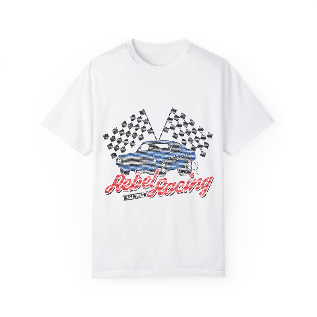 Rebel Racing Vintage Car T-shirt | Vintage Graphic Tee | Comfort Colors