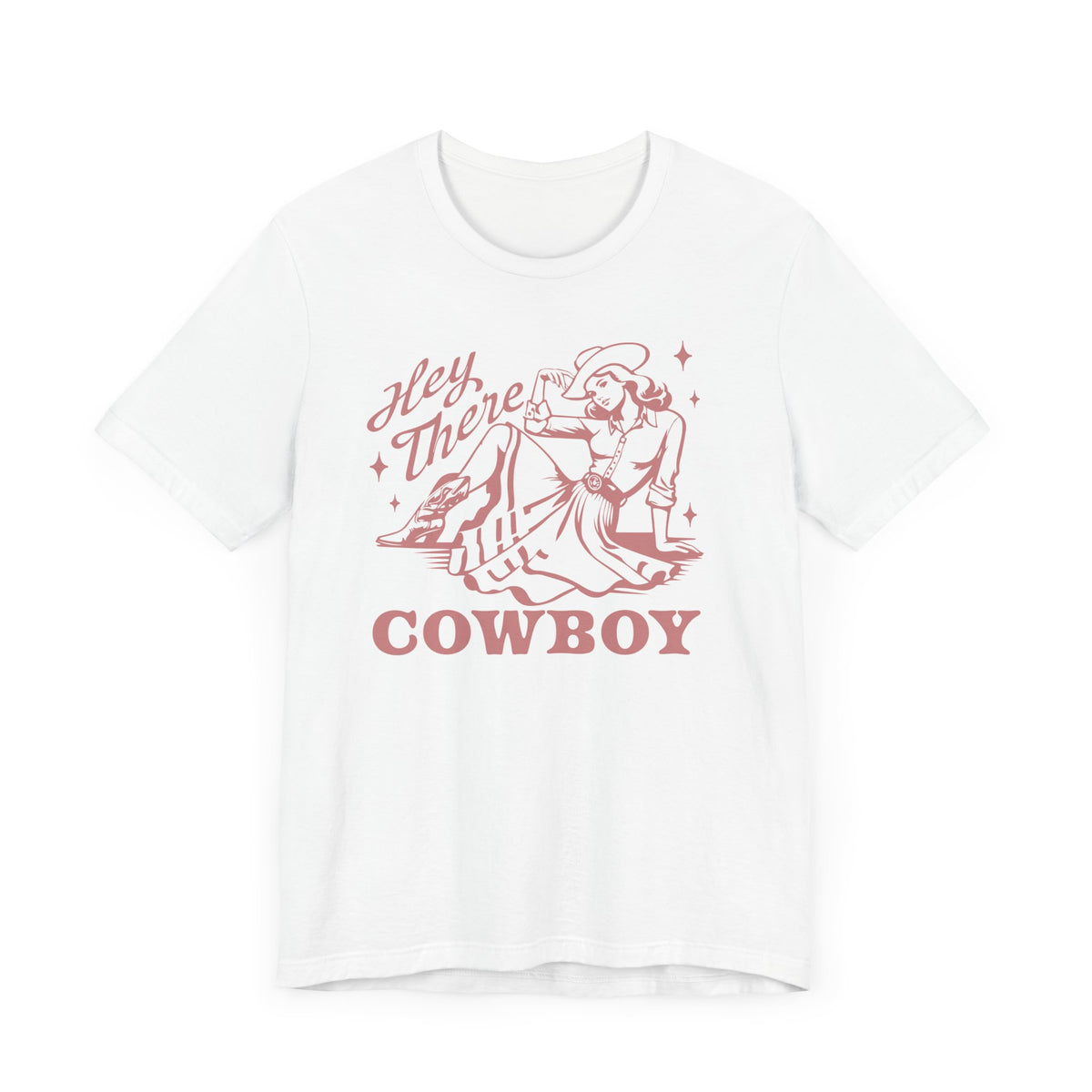 Hey There Cowboy Western Graphic T-Shirt