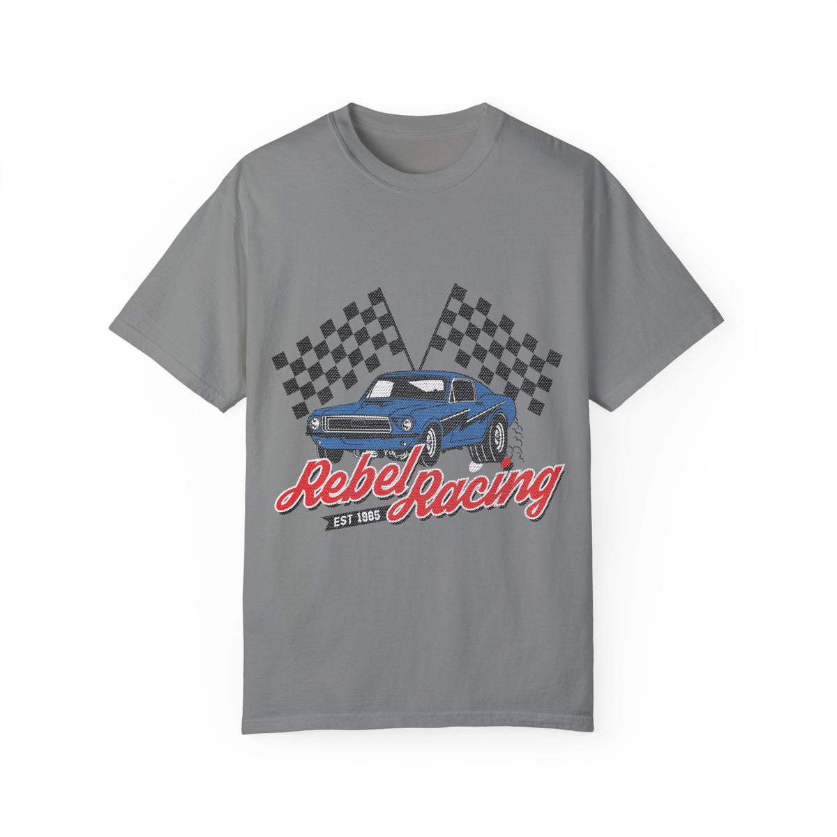 Rebel Racing Vintage Car T-shirt | Vintage Graphic Tee | Comfort Colors
