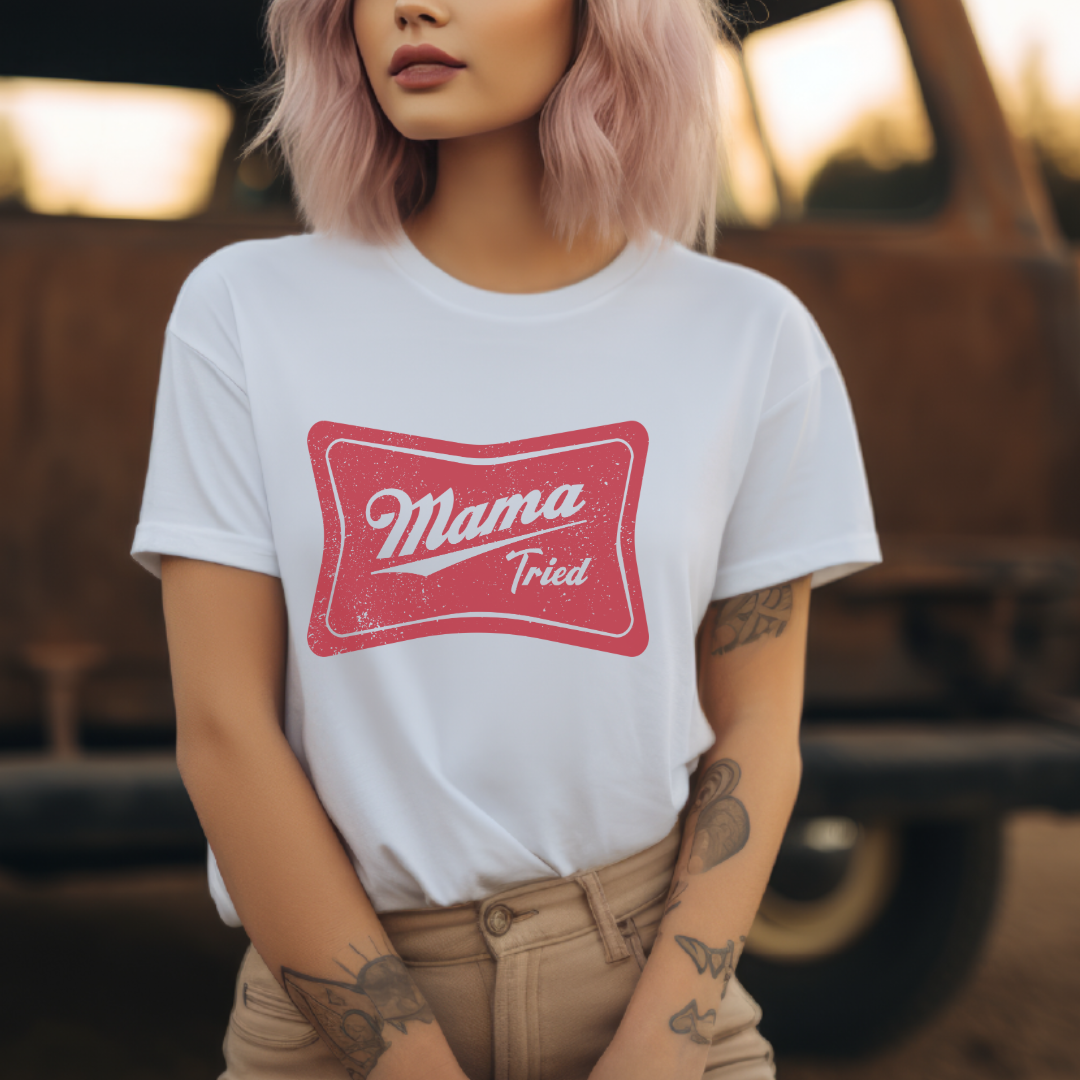 Mama Tried Funny Western Graphic Tee