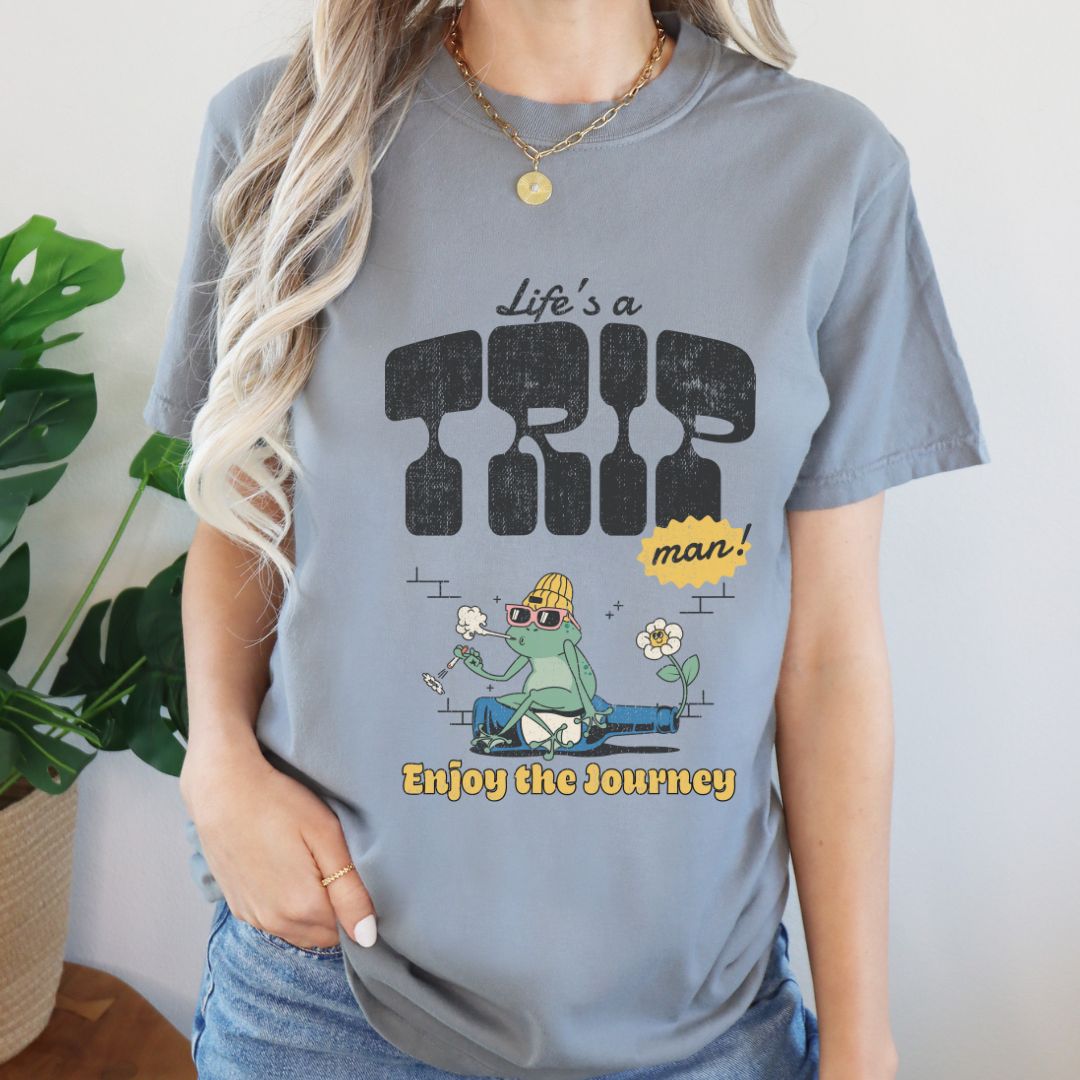 Life's a Trip T-Shirt | Unisex Vintage Graphic Tee | Retro Shirt
