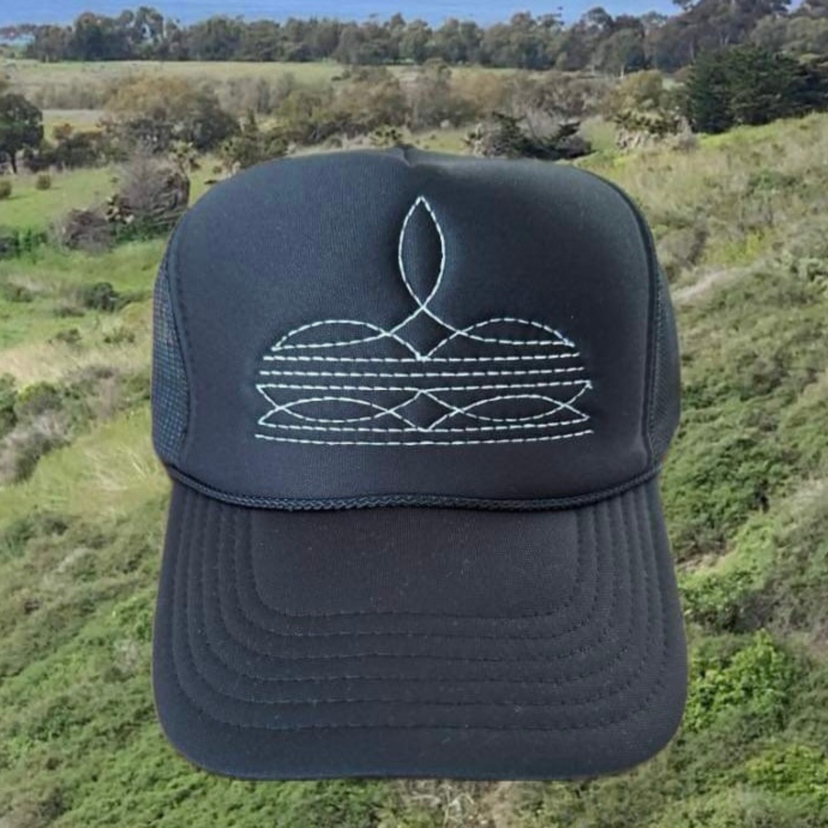 Boot Stitch Trucker Hat | Women's Trucker Hats by Haute Sheet