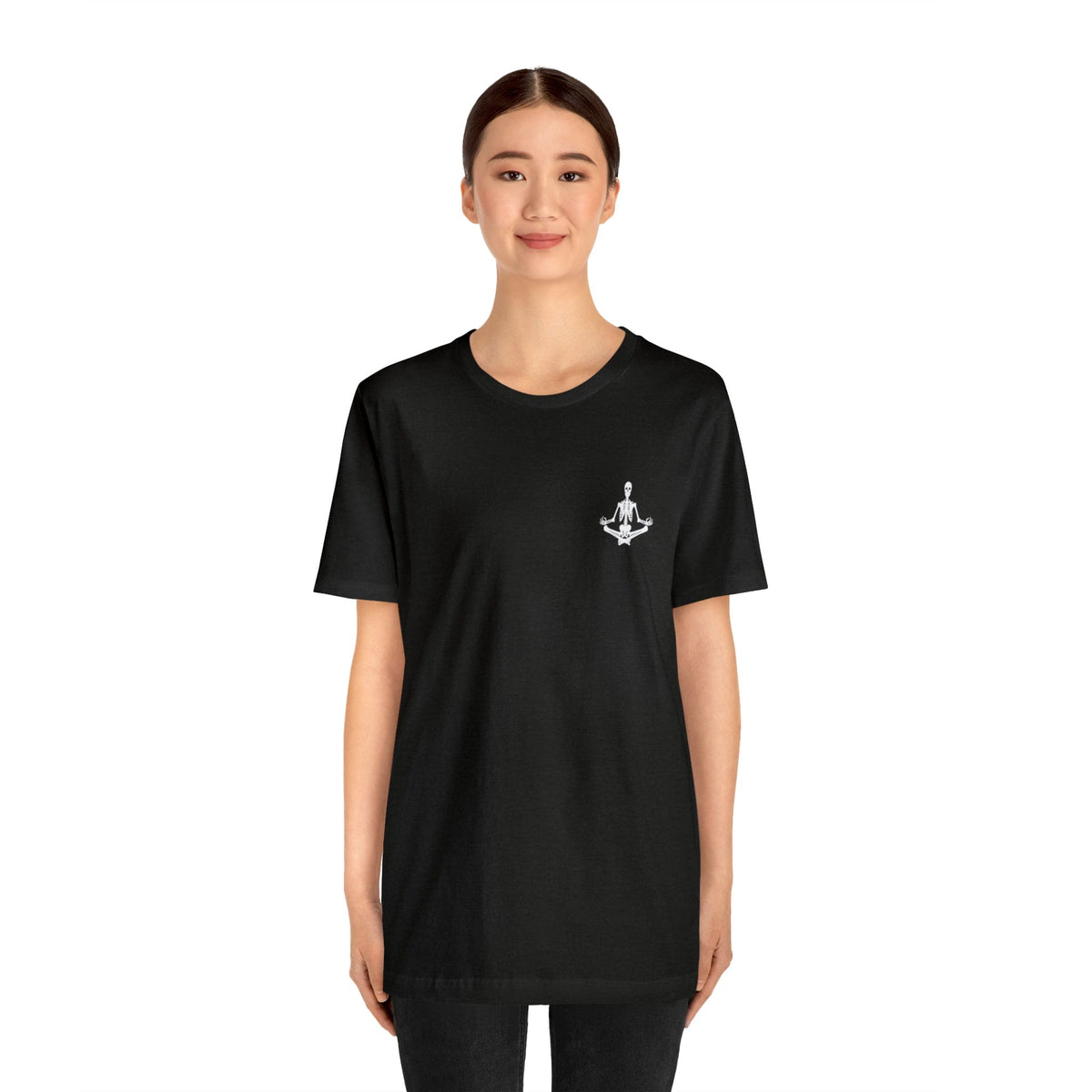 T-Shirt Namaste Spooky Short Sleeve Graphic Tee