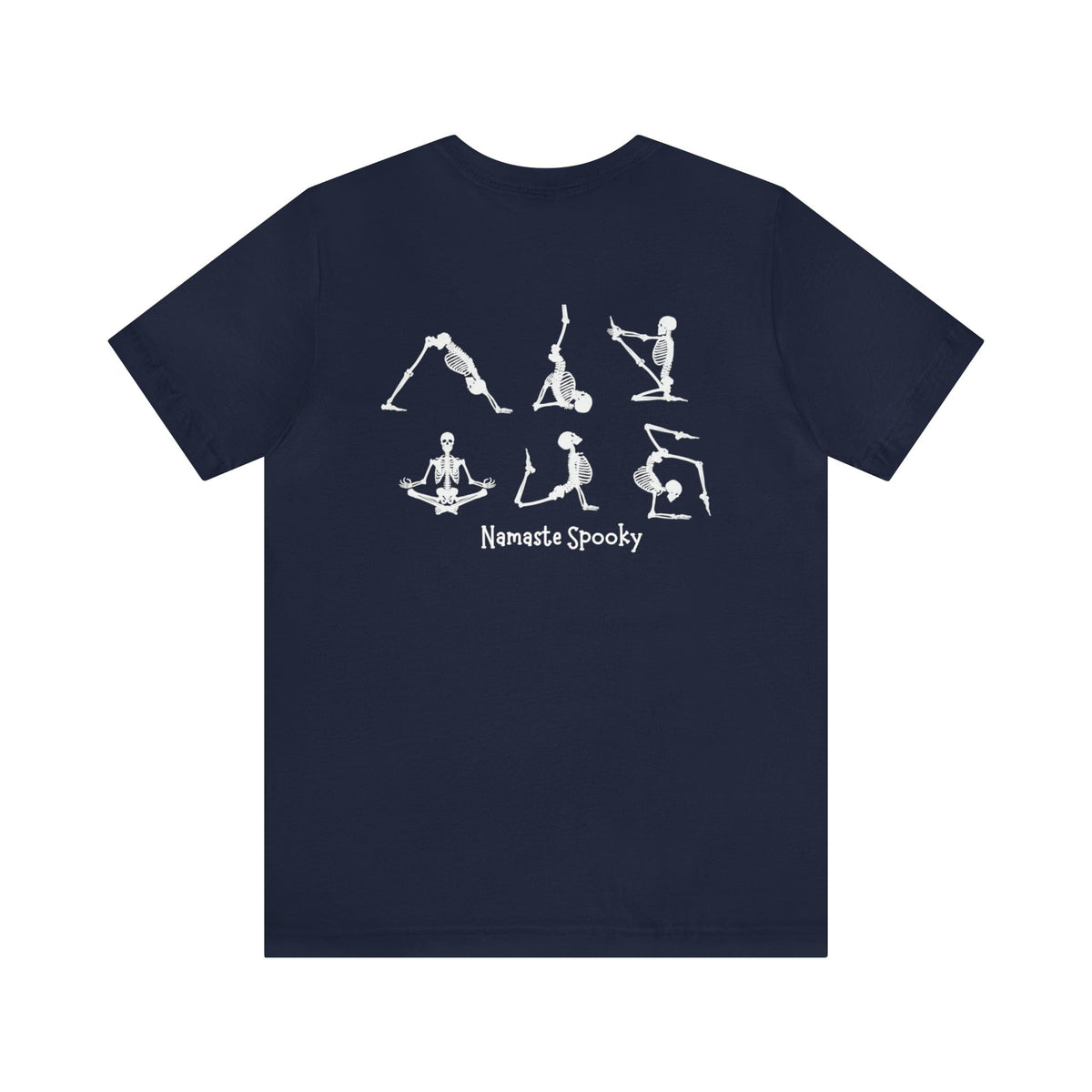 T-Shirt Navy / XL Namaste Spooky Short Sleeve Graphic Tee