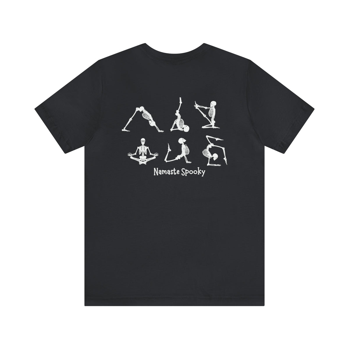 T-Shirt Vintage Black / XL Namaste Spooky Short Sleeve Graphic Tee