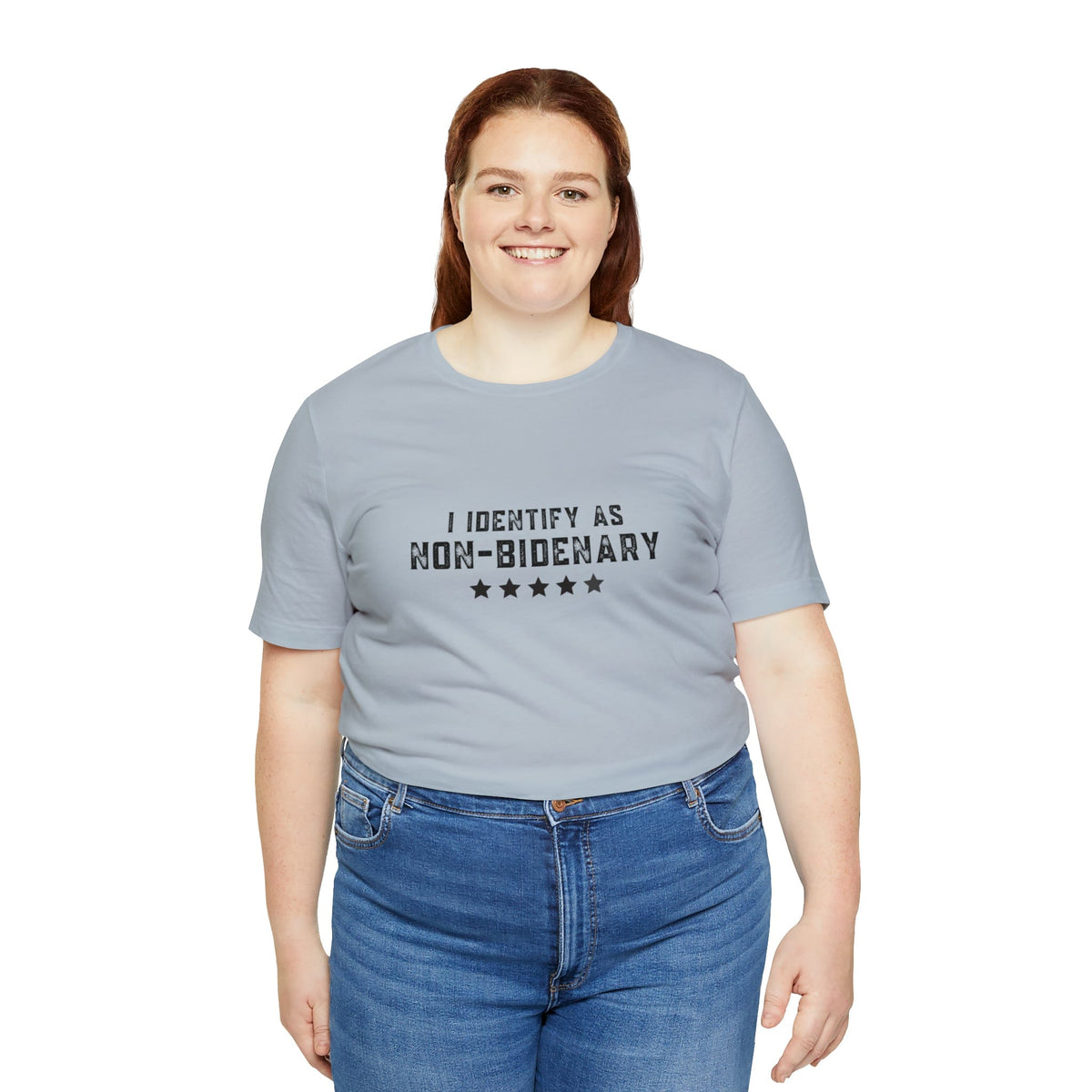 T-Shirt Non-Bidenary Unisex Jersey Short Sleeve Graphic Tee