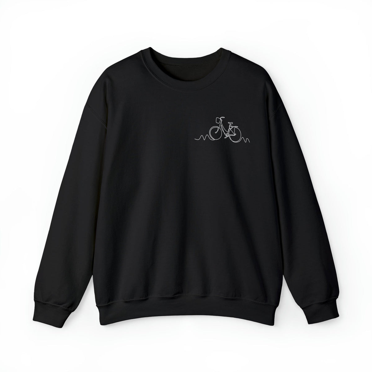 Bike Life Crewneck Sweatshirt | Gift for Cyclist or Mountain Bikers Sweatshirt TheFringeCultureCollective