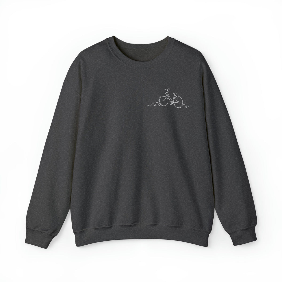 Bike Life Crewneck Sweatshirt | Gift for Cyclist or Mountain Bikers Sweatshirt TheFringeCultureCollective