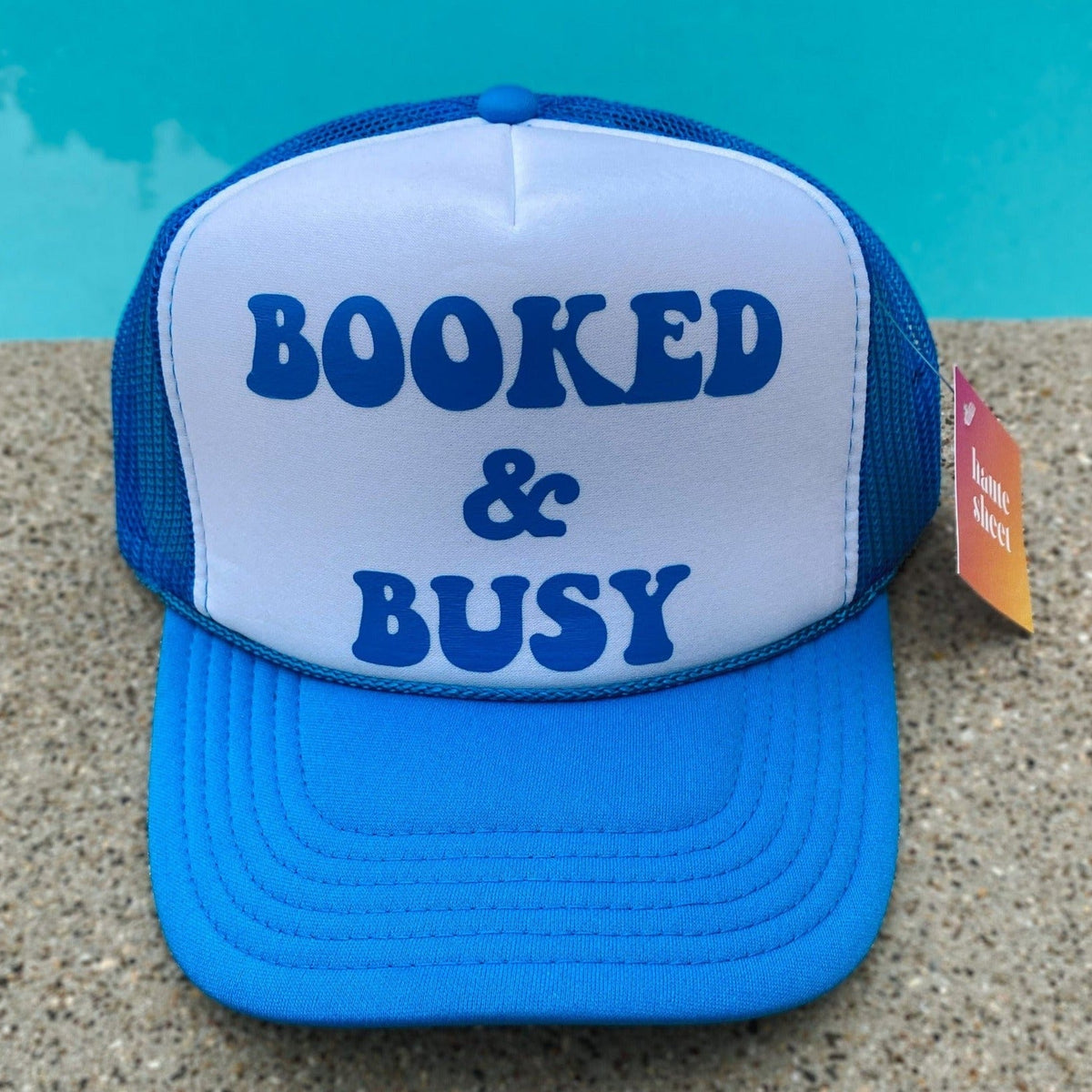 Booked & Busy - Haute Sheet Trucker Hat Hats TheFringeCultureCollective