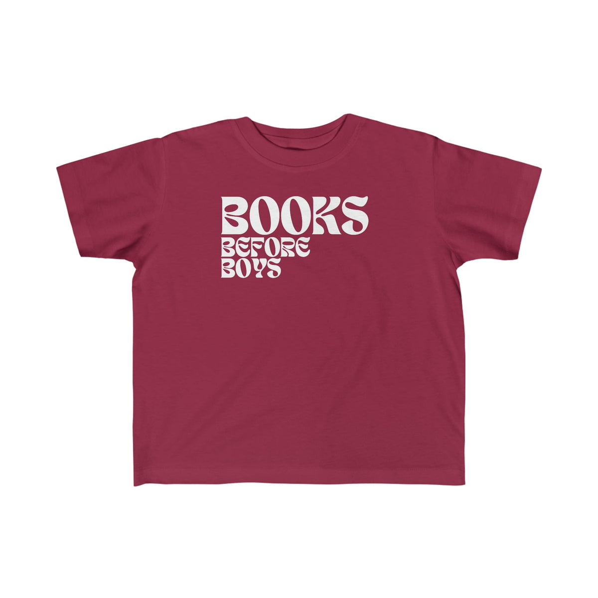 Books Before Boys Toddler Tee | Cute Girls Shirt Kids clothes TheFringeCultureCollective