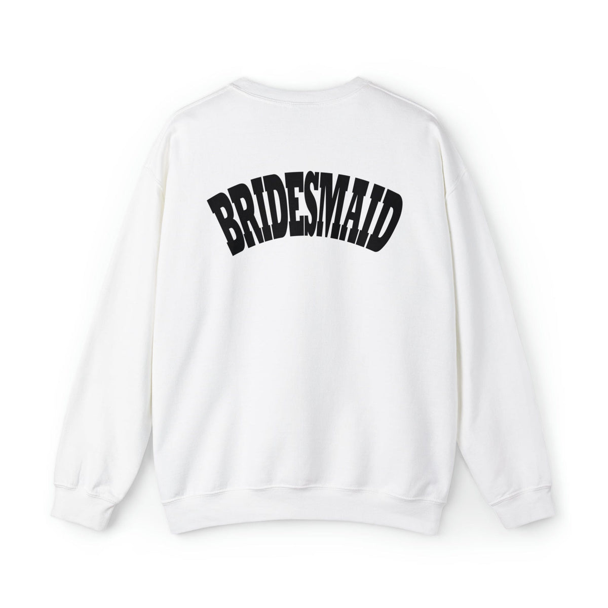 Bridesmaid Jersey Style Crewneck Bridal Sweatshirt Sweatshirt TheFringeCultureCollective