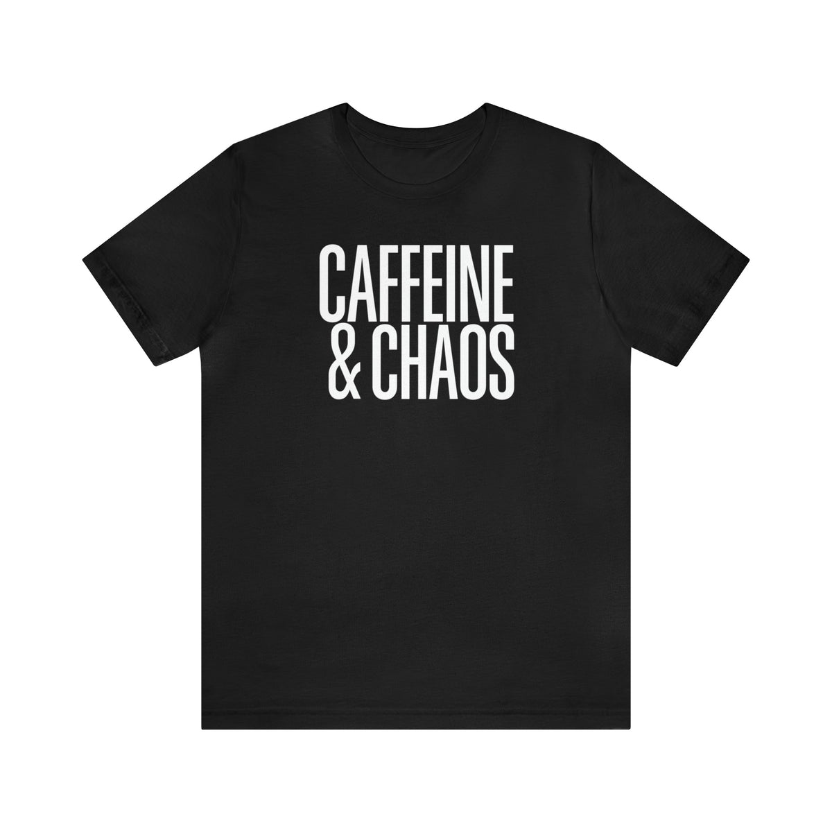 Caffeine and Chaos Funny Mom Graphic Tee | Mommy and Me Tee T-Shirt TheFringeCultureCollective