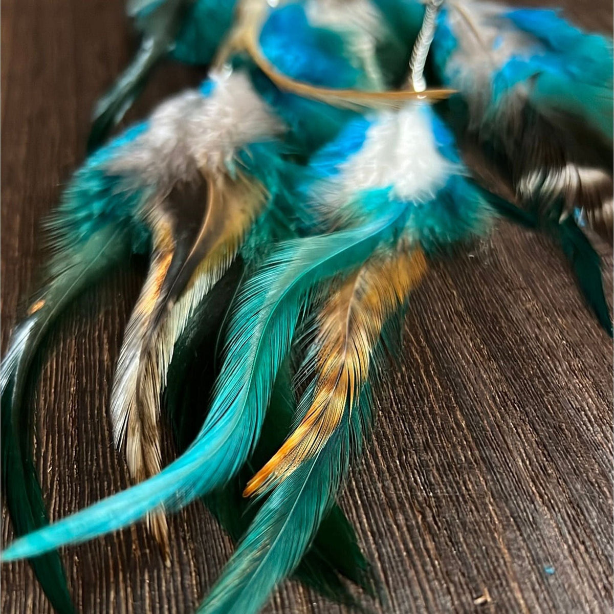 Chain Feathered Fringe Earrings TheFringeCultureCollective