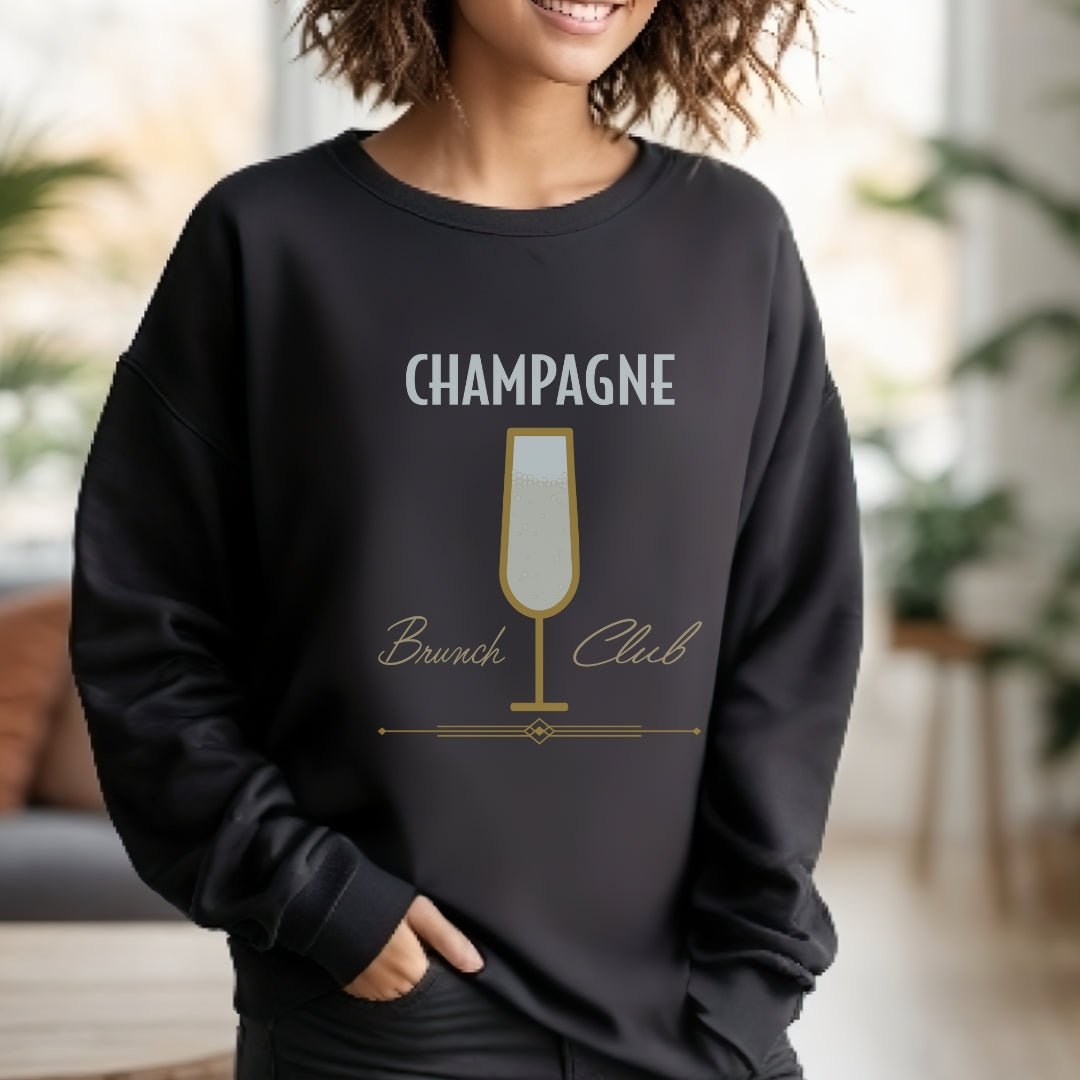 Champagne Brunch Club Sweatshirt | Girls Trip Fit | Bottomless Mimosa Girls | Gift for Friend Sweatshirt TheFringeCultureCollective