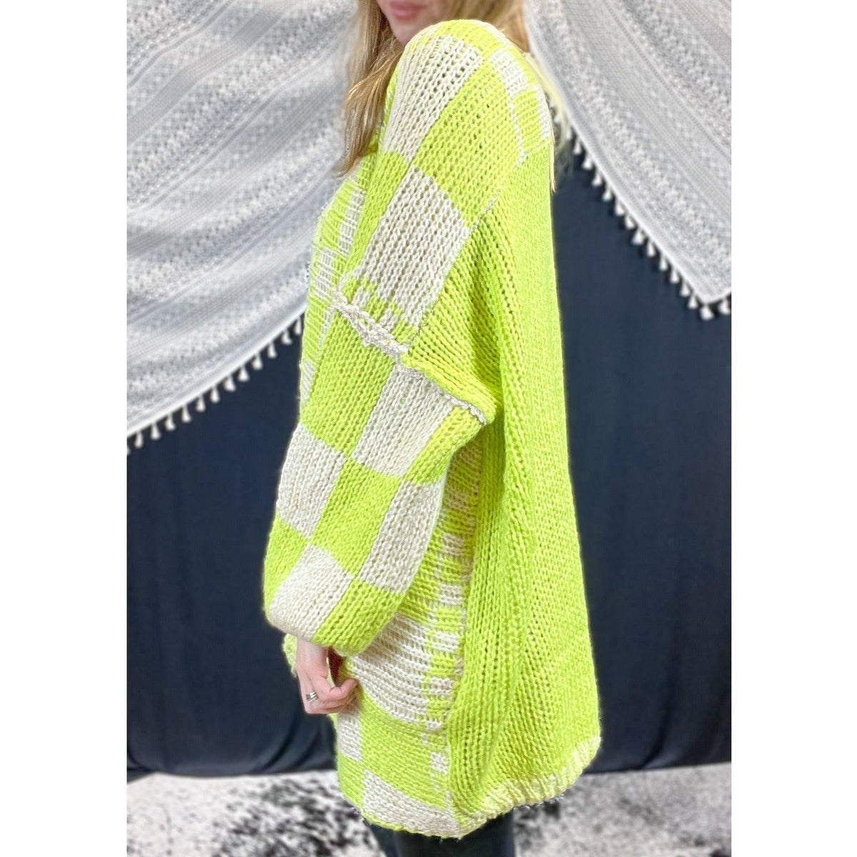 Check this out Lime Green Cardigan Cardigan TheFringeCultureCollective