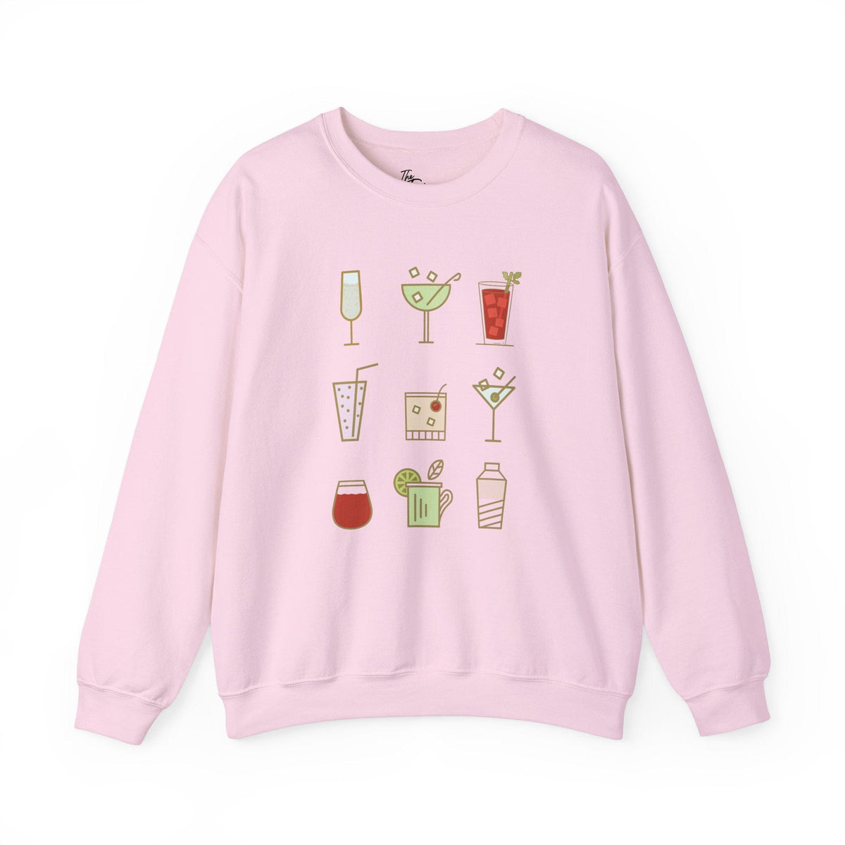 Cocktail Lover Crewneck Sweatshirt | Birthday Gift | Brunch Group Sweatshirts Sweatshirt TheFringeCultureCollective