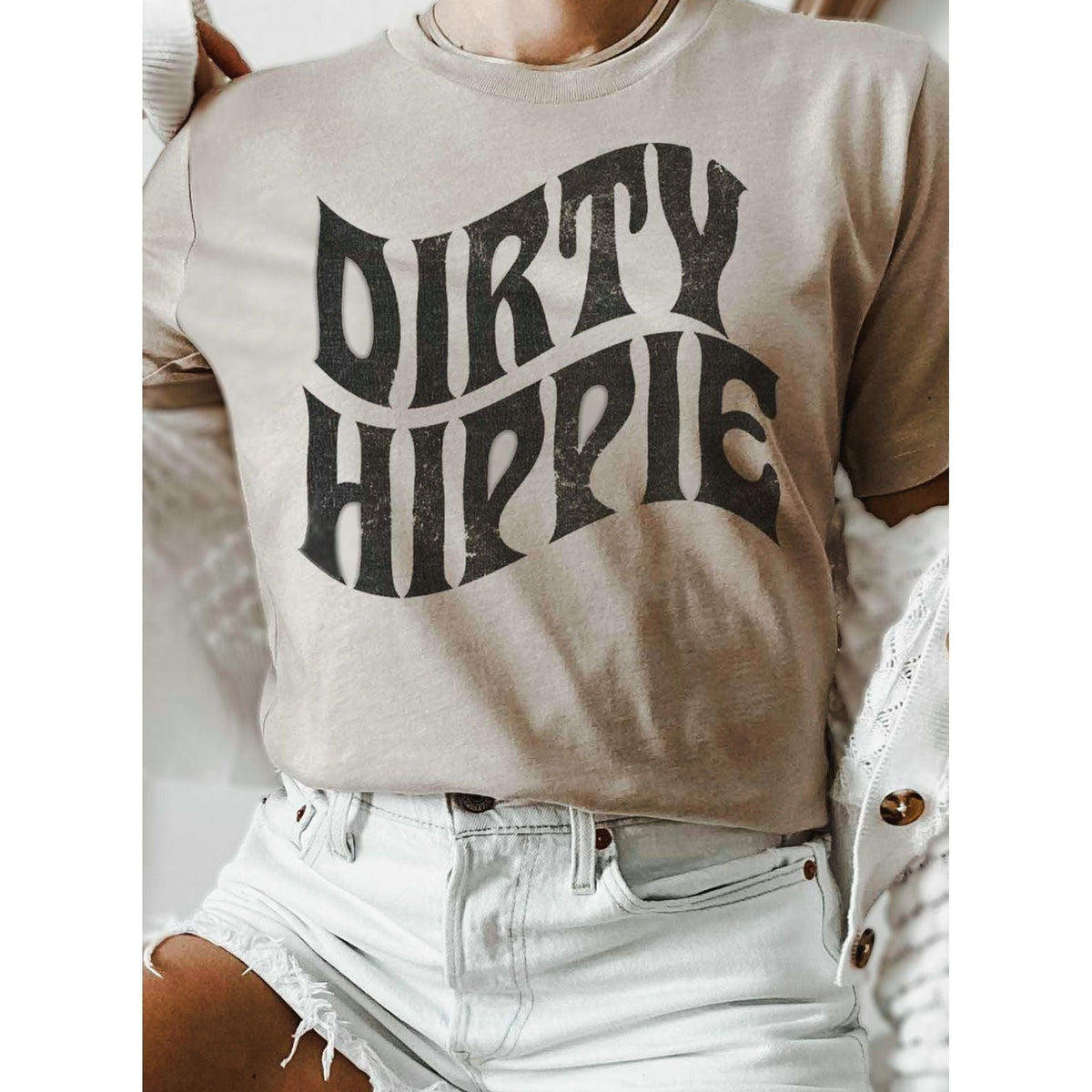 Dirty Hippie Graphic Tee | Dirty Hippie Shirt | Womens Boho T-Shirt Graphic T-shirt TheFringeCultureCollective