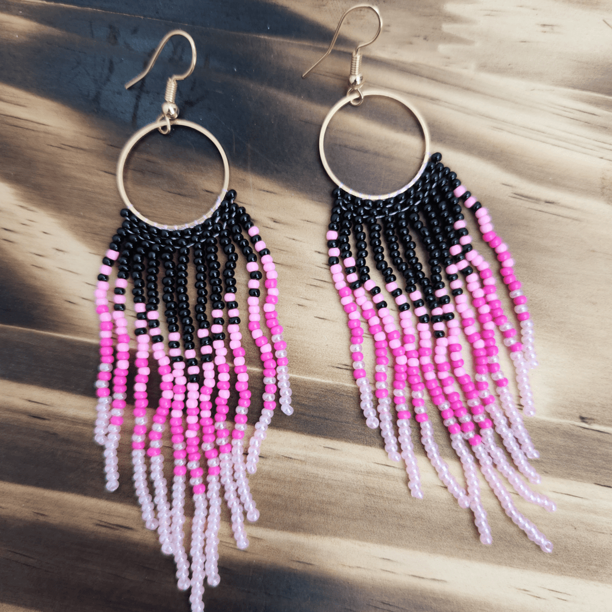 Doll Face Fringe Beaded Earrings Earrings TheFringeCultureCollective