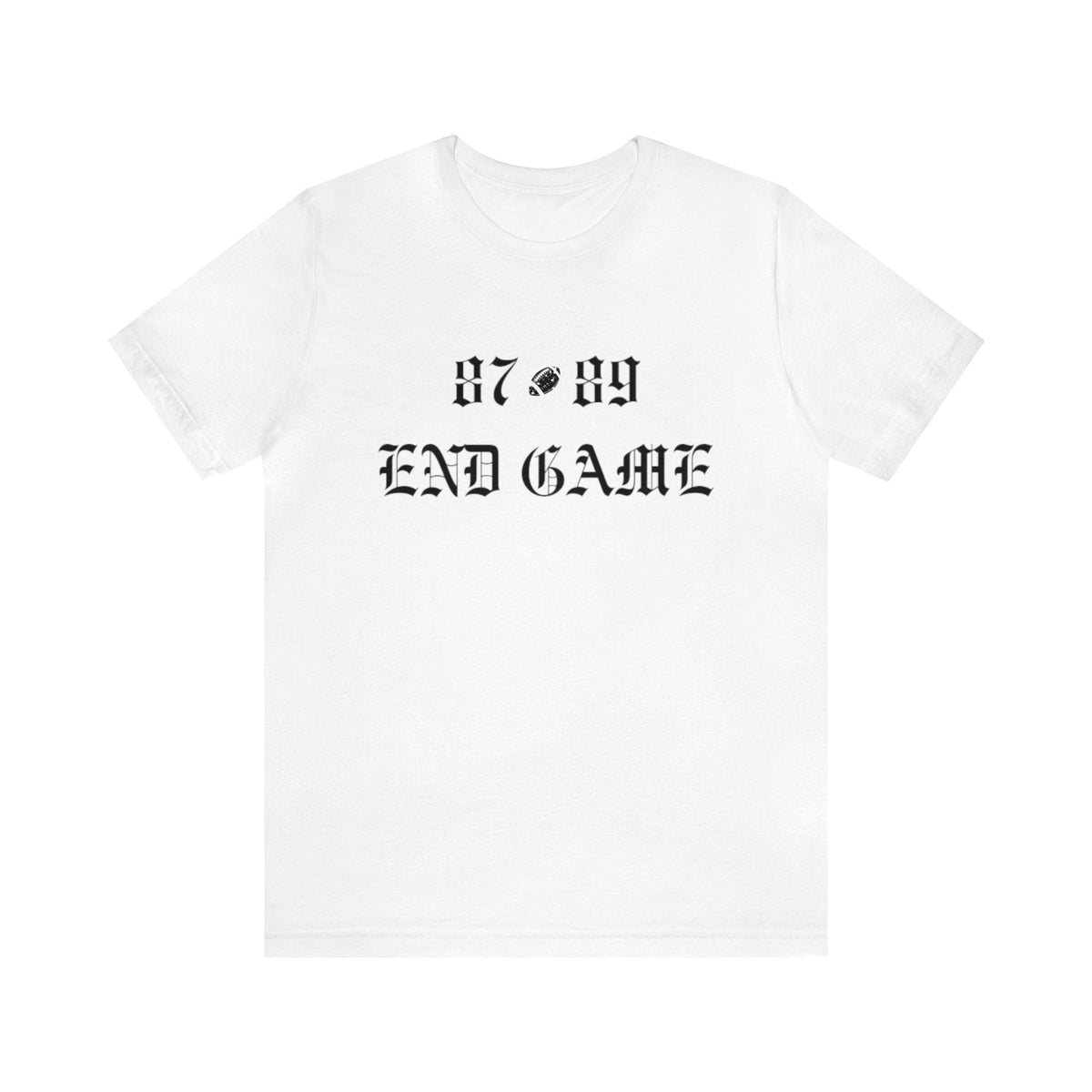 End Game 87 89 Short Sleeve Graphic Tee | 1989 T-shirt | Swiftie Shirt T-Shirt TheFringeCultureCollective