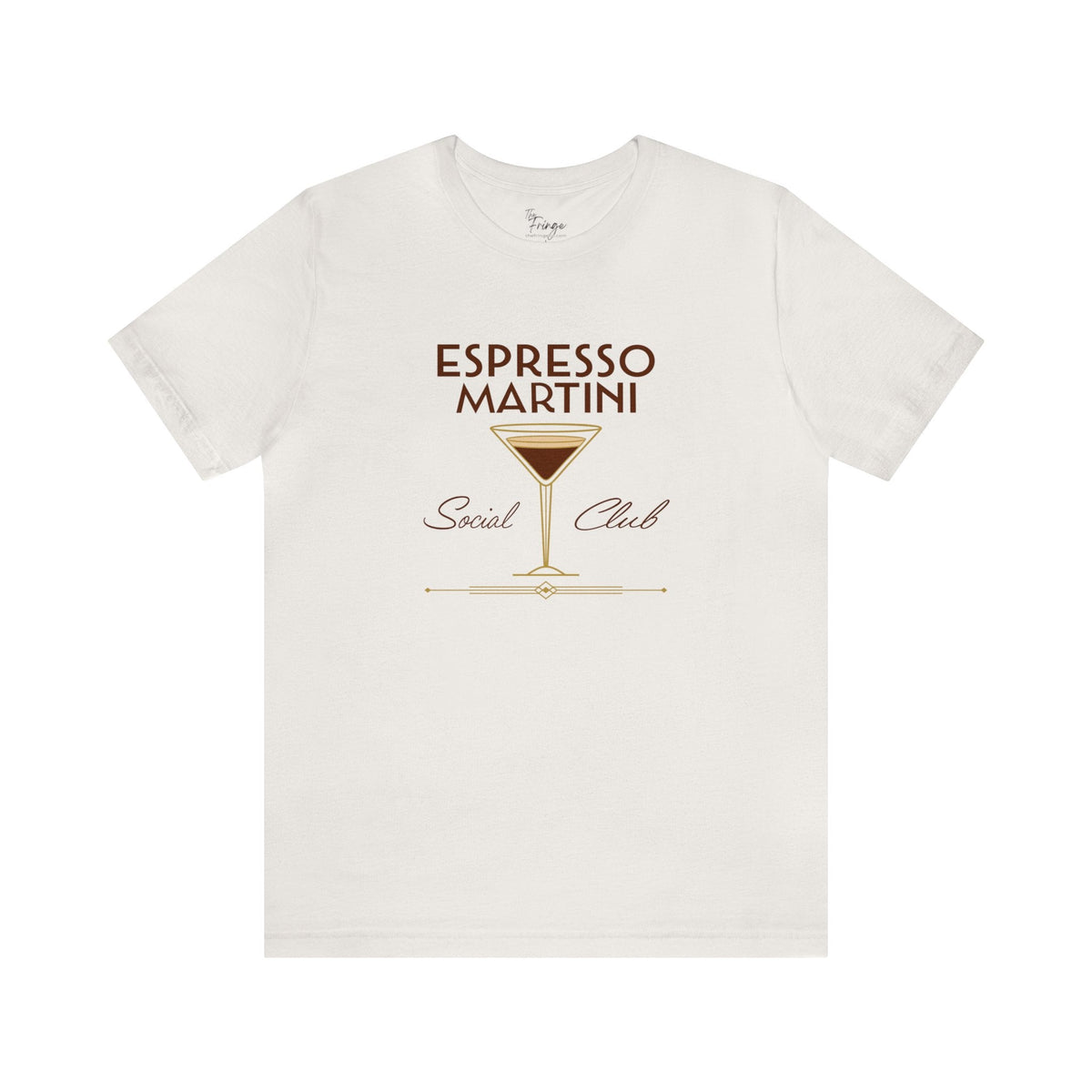 Espresso Martini Social Club Graphic Tee | Girls Night | Cocktail Lover | Rooftop Bar Life T-Shirt TheFringeCultureCollective