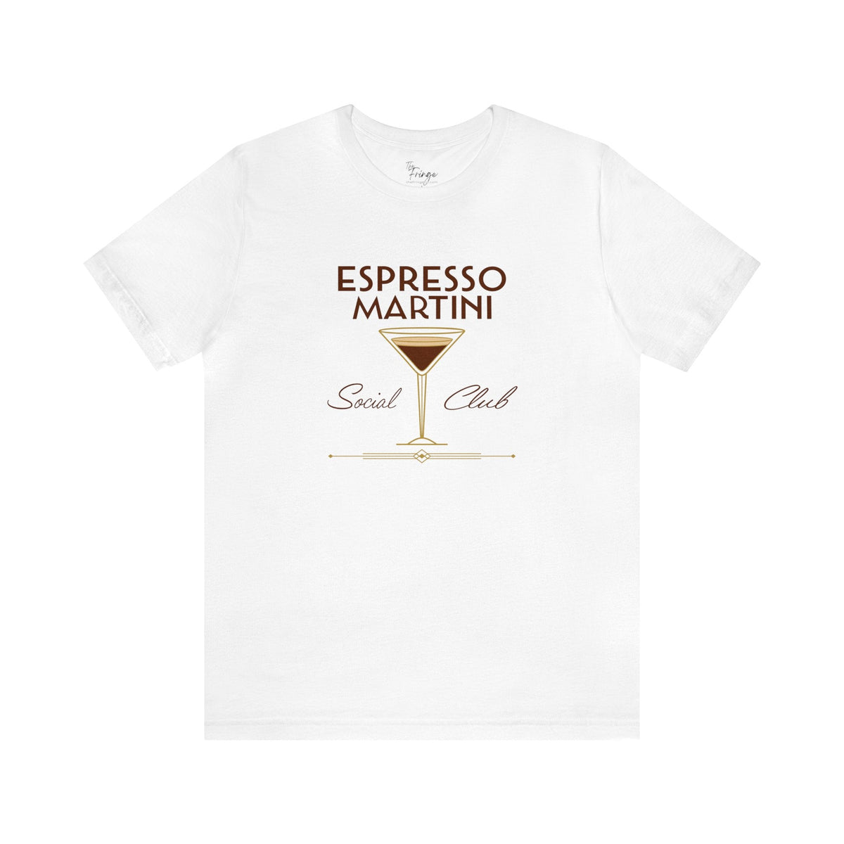 Espresso Martini Social Club Graphic Tee | Girls Night | Cocktail Lover | Rooftop Bar Life T-Shirt TheFringeCultureCollective
