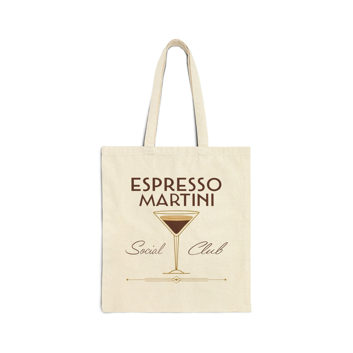 Espresso Social Club Canvas Tote | Girls Trip | Reusable Bags | Ladies Night | Gift Bag Bags TheFringeCultureCollective