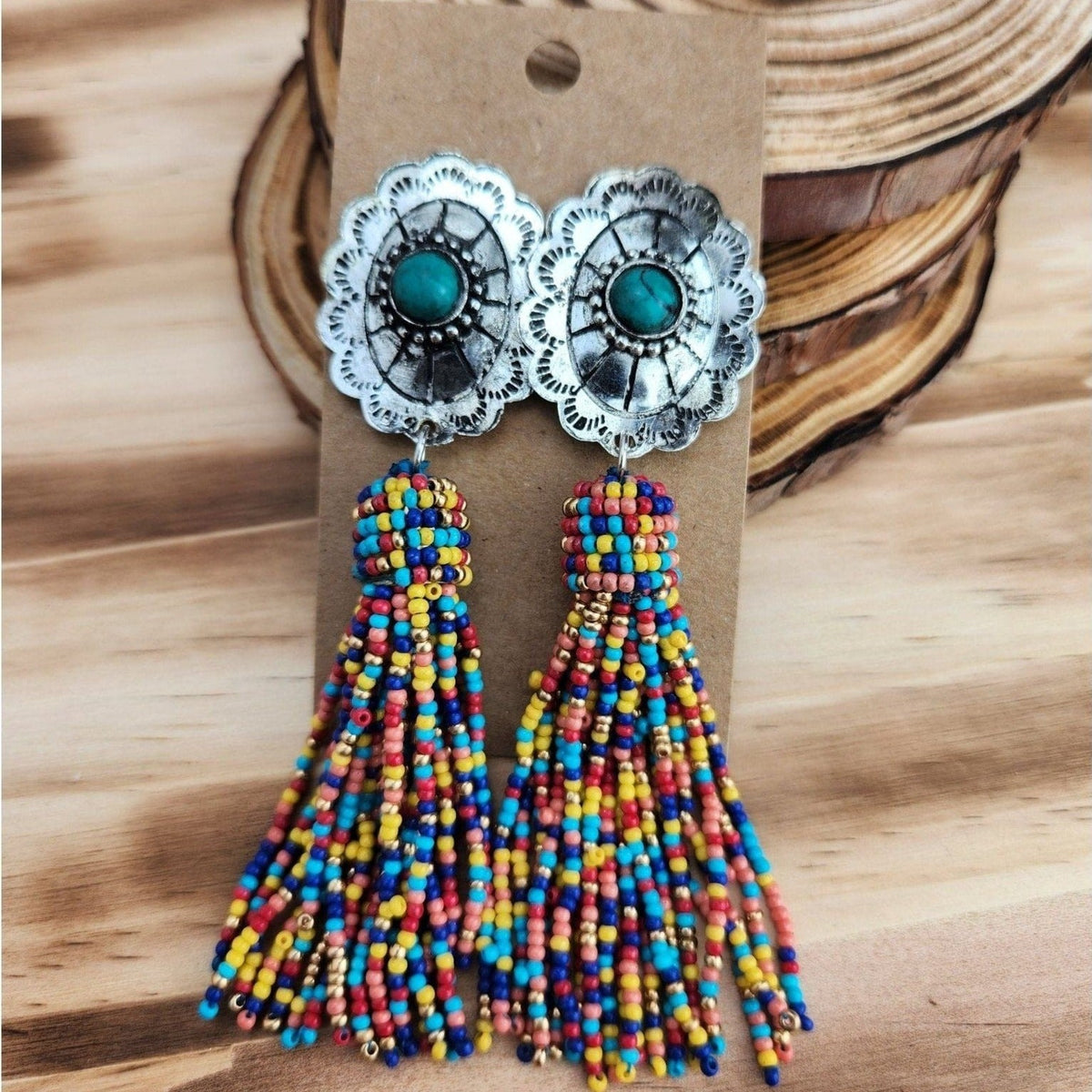 Fiesta Fiesta Bold Colorful Earrings TheFringeCultureCollective
