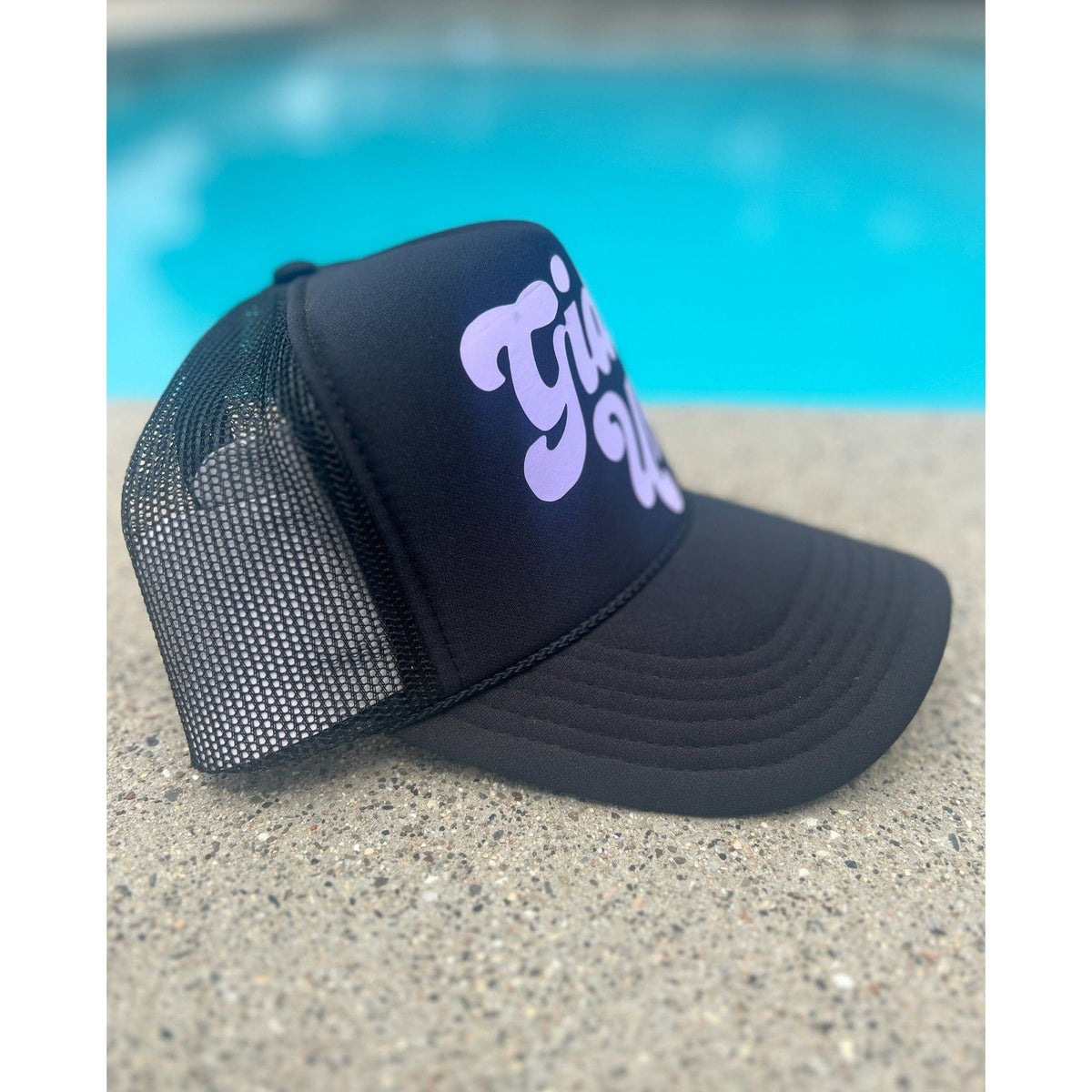 Giddy Up | Black Trucker Hat by Haute Sheet Hats TheFringeCultureCollective