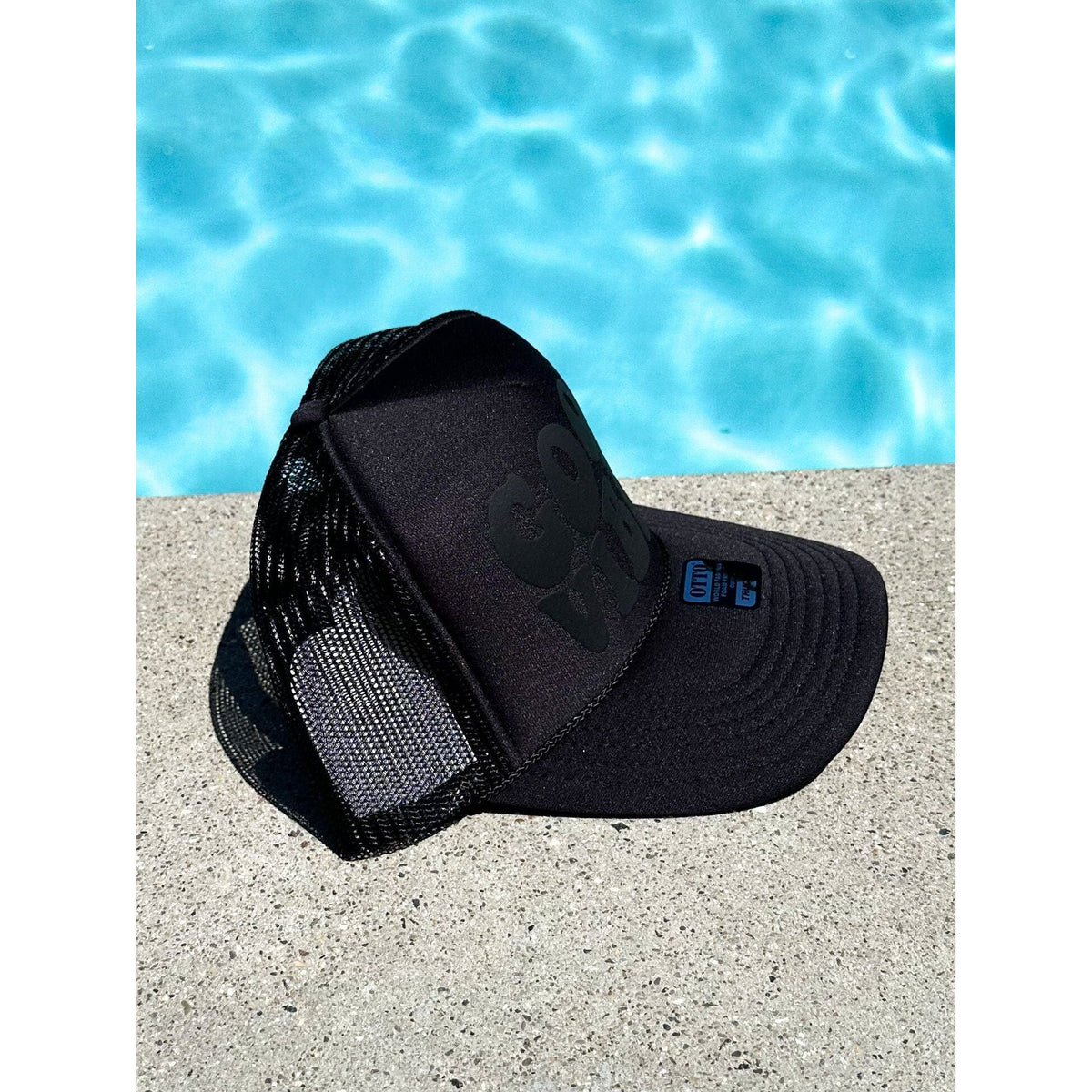 Good Vibes | Black Trucker Hat by Haute Sheet Hats TheFringeCultureCollective