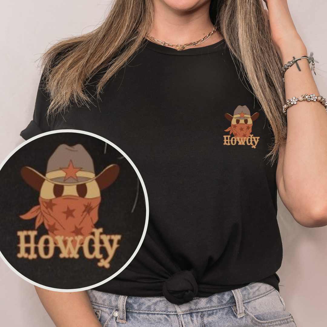 Howdy Tee | Country Graphic Tee| Western T-shirt T-Shirt TheFringeCultureCollective