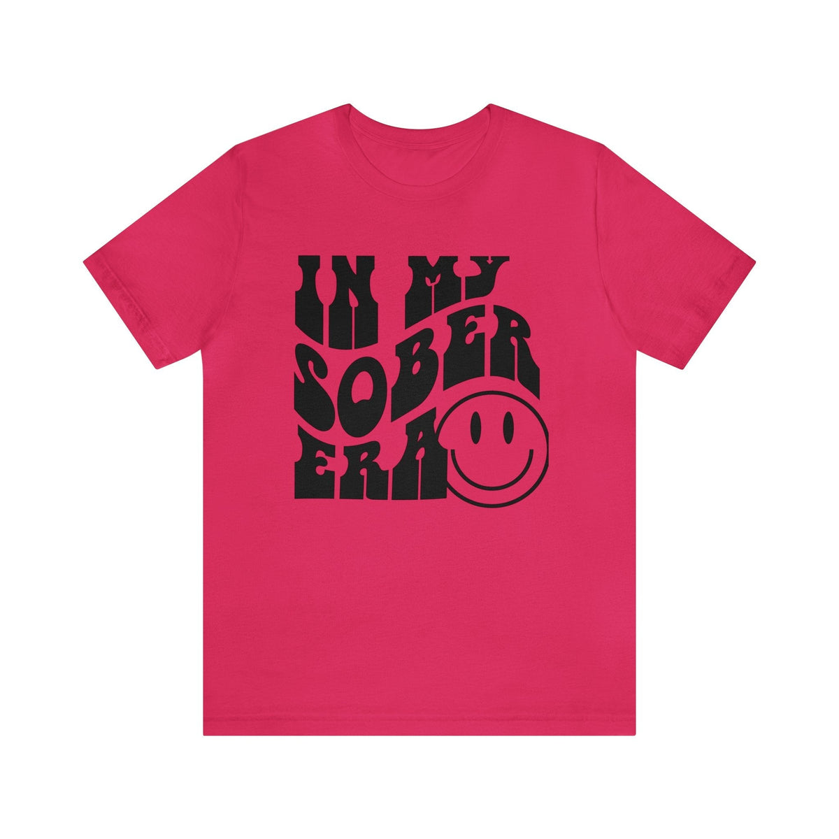 In My Sober Era Short Sleeve Graphic Tee | Sobriety T-shirt T-Shirt TheFringeCultureCollective