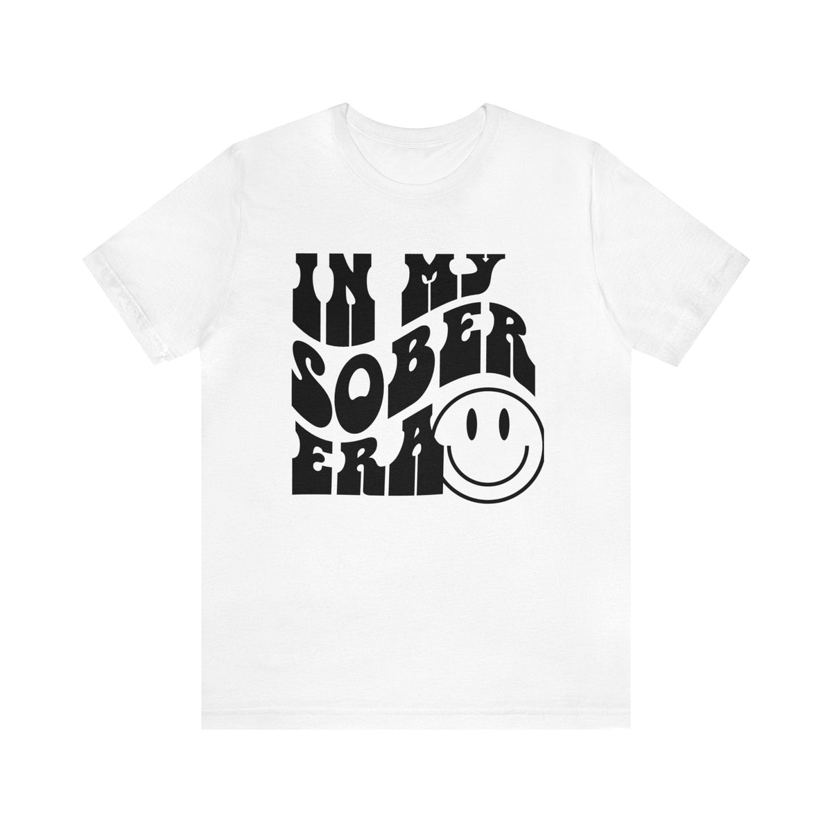 In My Sober Era Short Sleeve Graphic Tee | Sobriety T-shirt T-Shirt TheFringeCultureCollective
