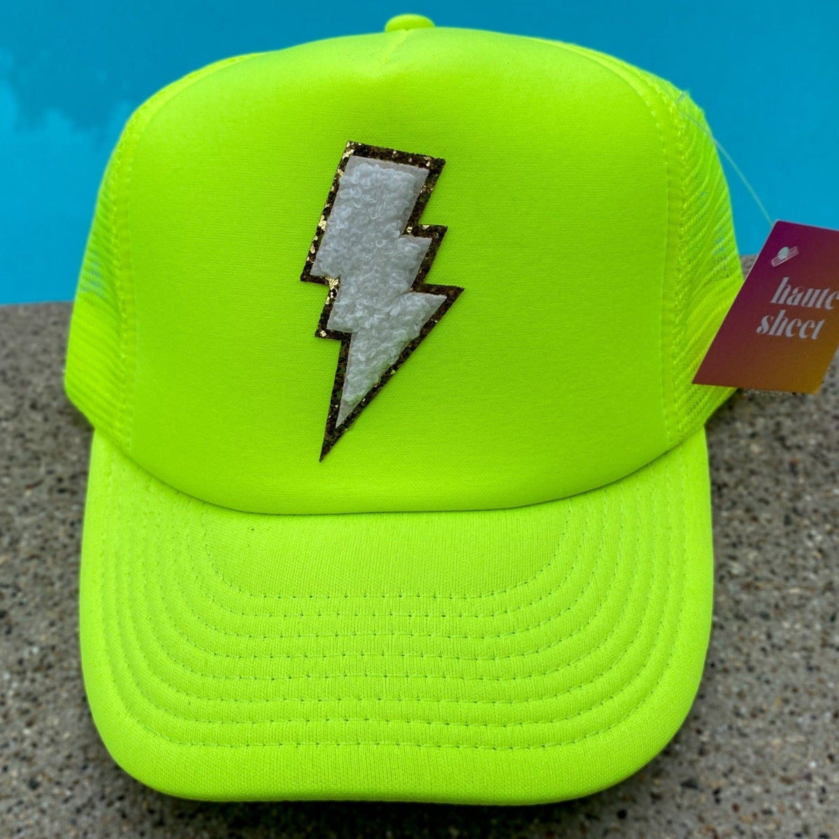 Lightening Bolt Hat | Patch Trucker Hat | Trendy Trucker Hats Hats TheFringeCultureCollective