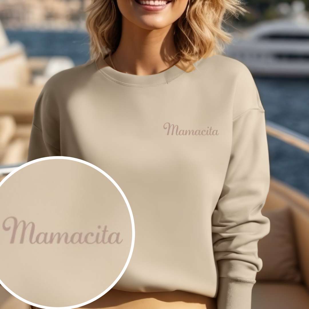 Mamacita Crewneck Sweatshirt | Mom Sweatshirt Sweatshirt TheFringeCultureCollective