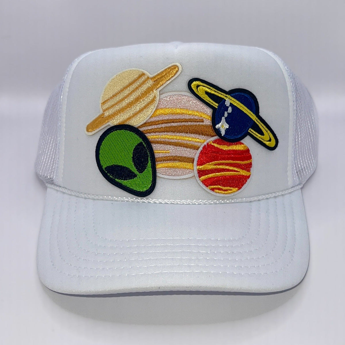 Mission Complete Alien Hat | Patch Trucker Hat | Trendy Trucker Hat Hats TheFringeCultureCollective