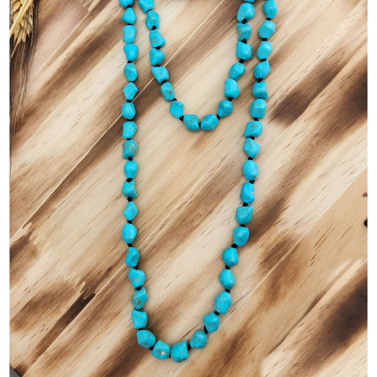 Rocky Turquoise Necklace TheFringeCultureCollective