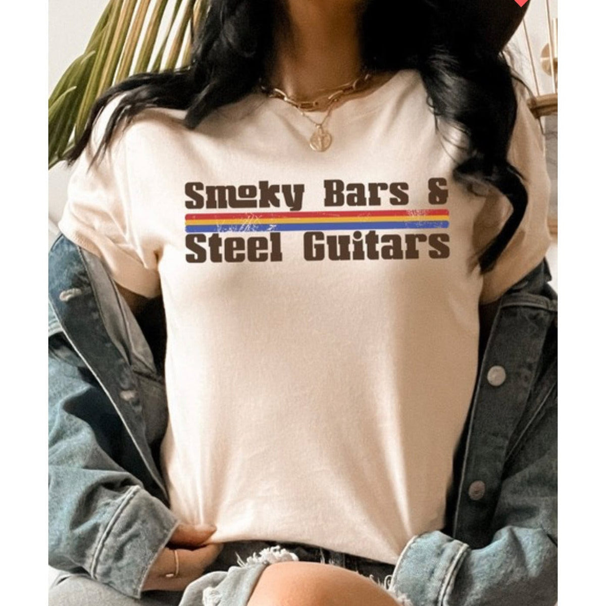 Smokey Bars & Steel Guitars Graphic Tee | Country Music Shirt TheFringeCultureCollective