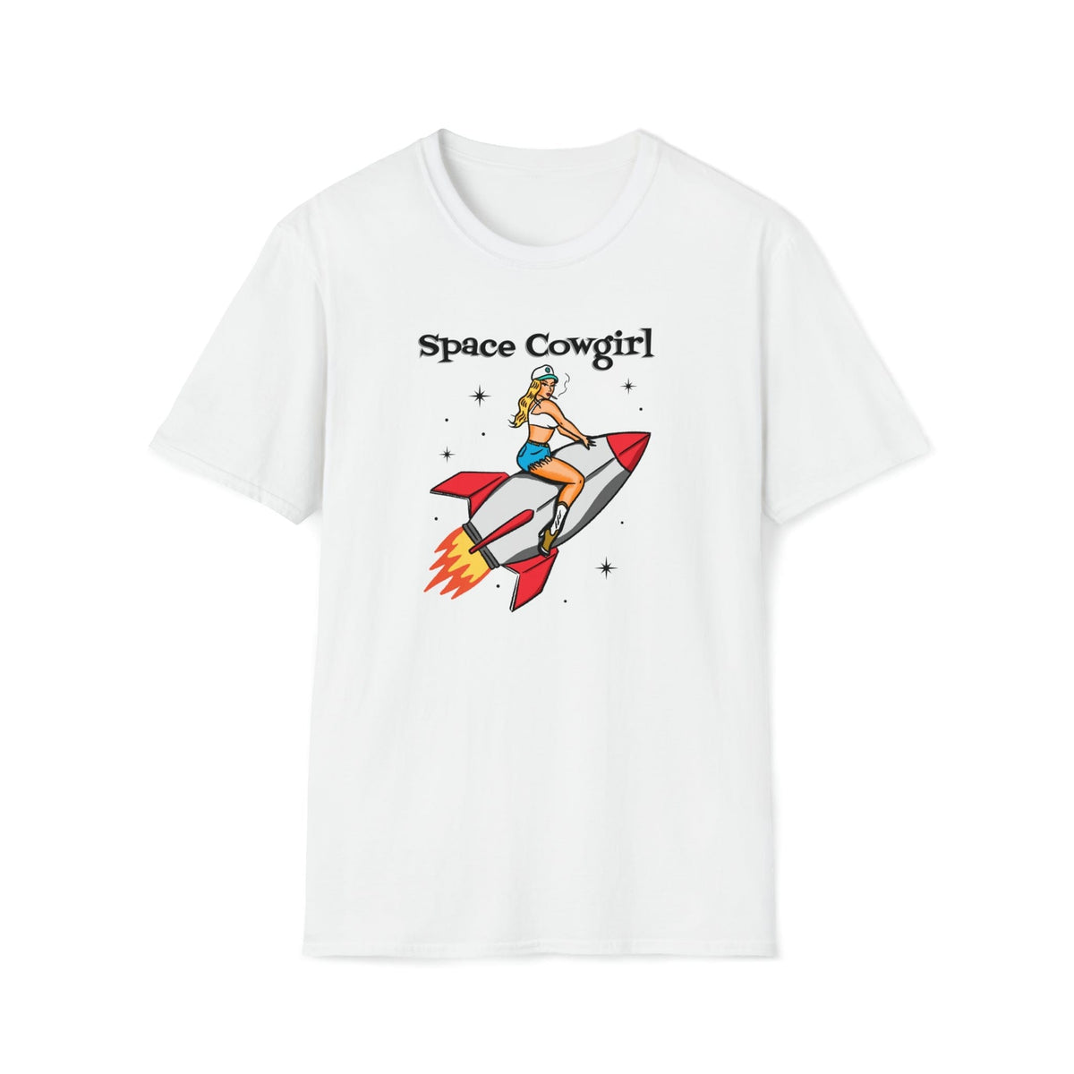 Space Cowgirl Graphic Tee | Country Graphic Tee | Original Artwork by El Ray T-Shirt TheFringeCultureCollective