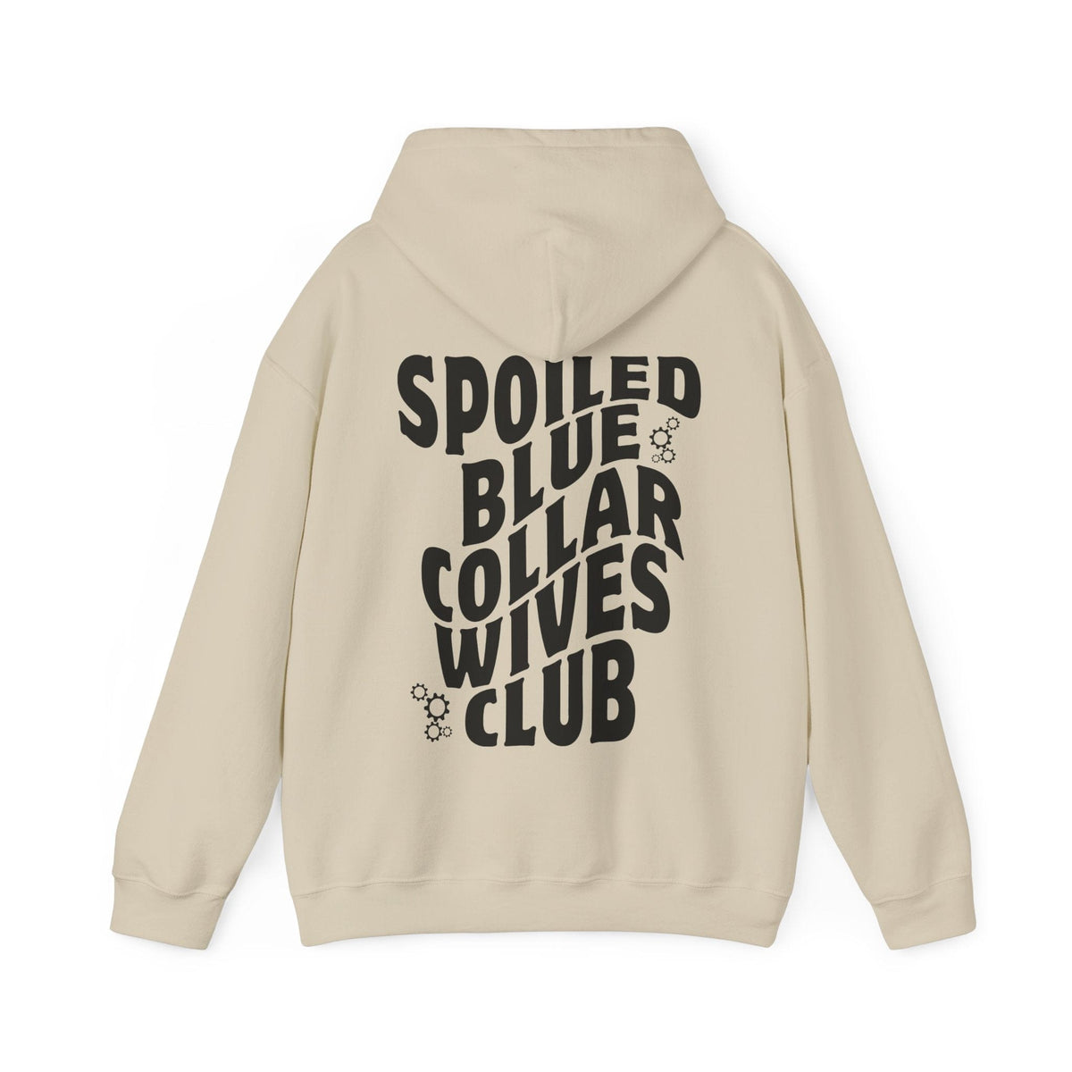 Spoiled Blue Collar Wives Club Hoodie | Blue Collar Wife Sweatshirt | Great Gift For Wife Hoodie TheFringeCultureCollective