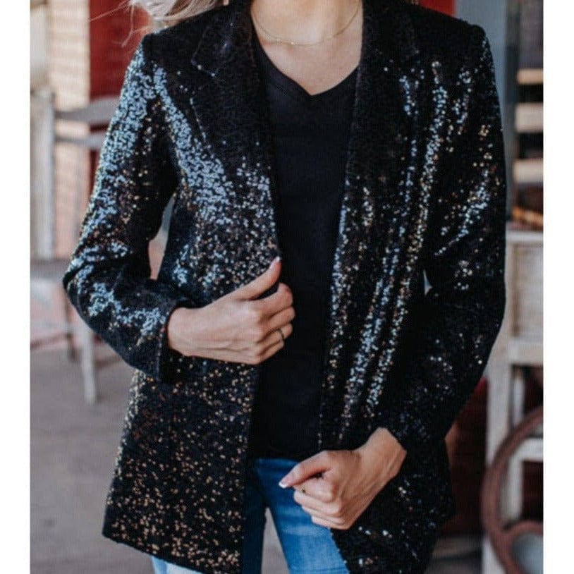 Amazon.com: Tipsy Elves Women's Black Sequin Bomber Jacket Size X-Small :  Clothing, Shoes & Jewelry