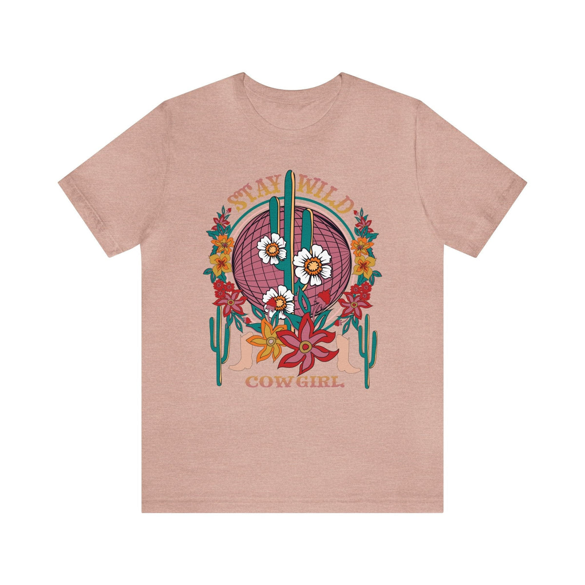 Stay Wild Graphic Tee | Boho Western T-shirt | Western T-shirt T-Shirt TheFringeCultureCollective