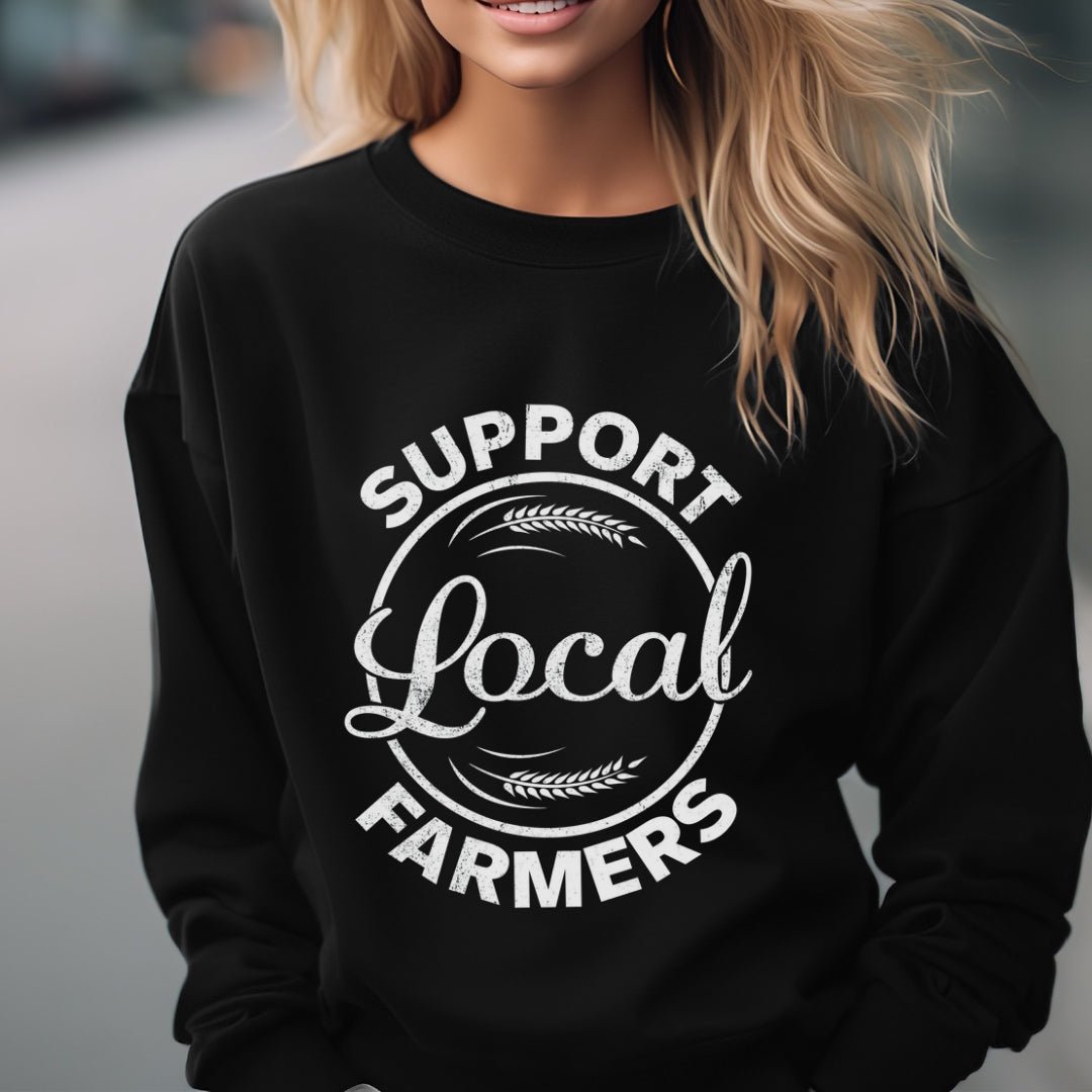 Support Local Farmers Sweatshirt | Western Sweatshirt Sweatshirt TheFringeCultureCollective
