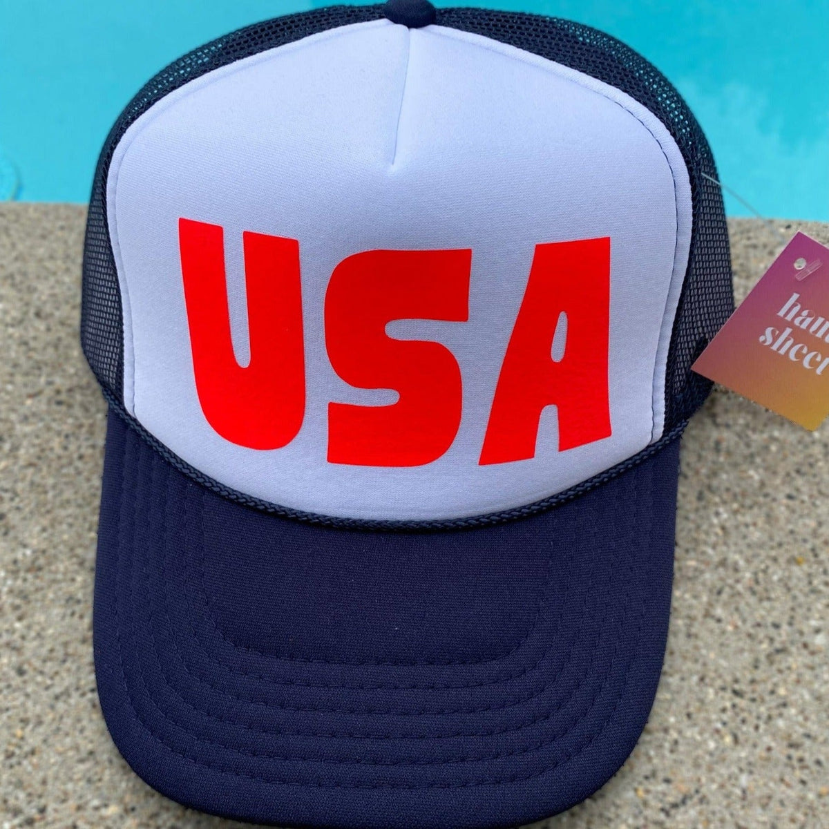 USA - Haute Sheet Trucker Hat Hats TheFringeCultureCollective
