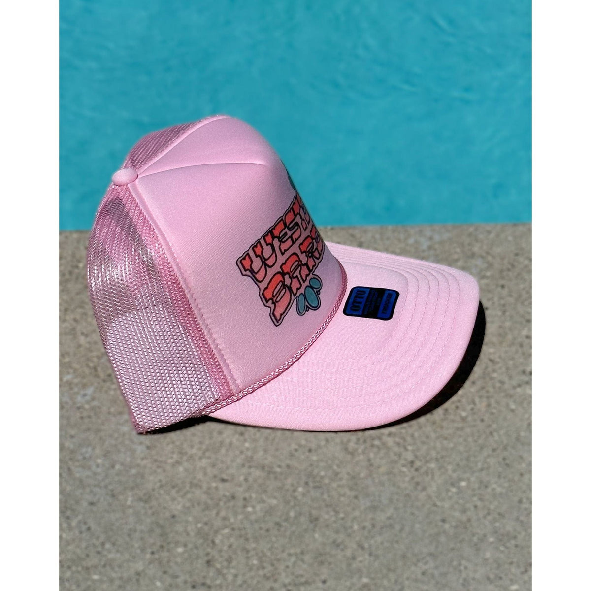 Western Barbie Pink Trucker Hat Hats TheFringeCultureCollective
